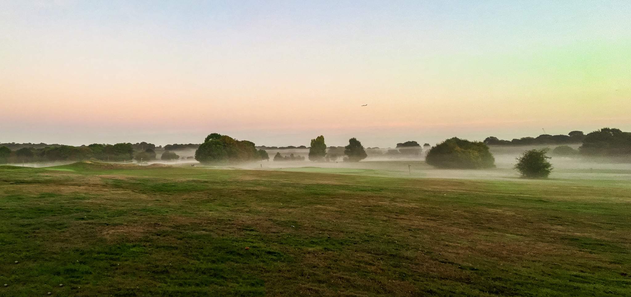 Early morning view on Richmond Park Golf Course