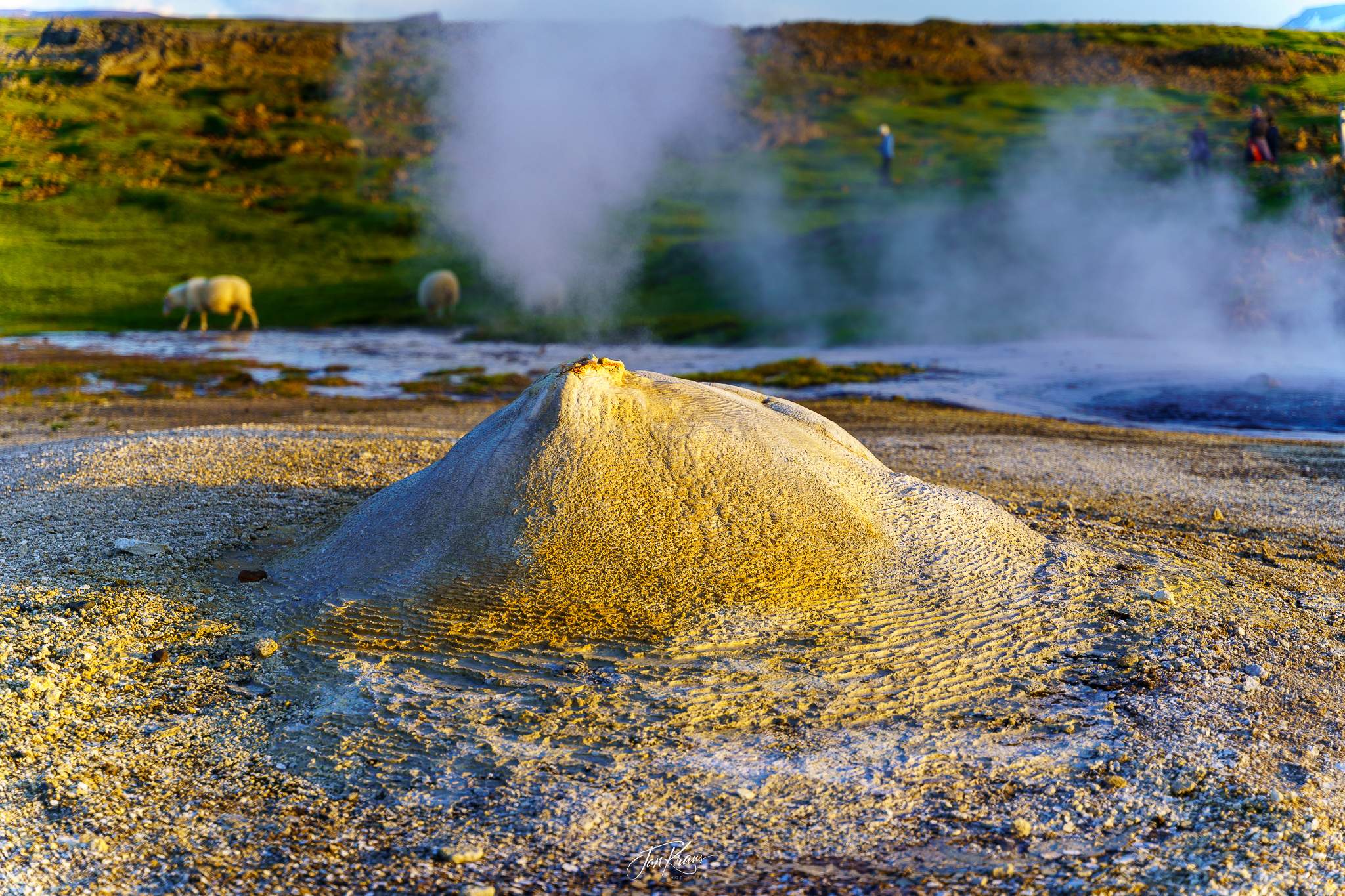 Small fumaroles at Hveravellir Nature Reserve, Iceland
